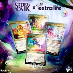 MTG Secret Lair Ponies The Galloping 2 Extra Life 2023 Foil Edition