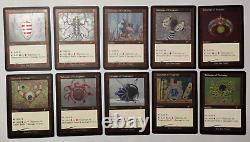 MTG Secret Lair Talismans + Fellwar Stone Etched FOIL Set -SLD Dan Frazier