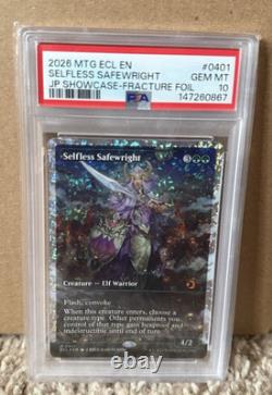 MTG Selfless Safewright 0401 Japan Showcase Fracture Foil Lorwyn Eclipsed PSA 10