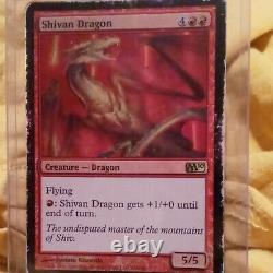 MTG Shivan Dragon Magic The Gathering 156/249 Holo Gold Ultra Rare