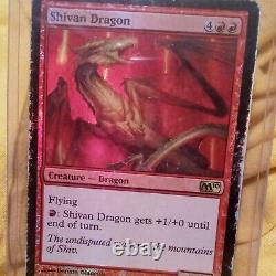 MTG Shivan Dragon Magic The Gathering 156/249 Holo Gold Ultra Rare