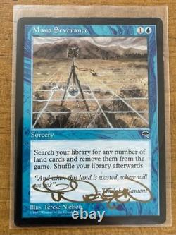 MTG? Signed MANA SEVERANCE Art Print/Card? Tempest NM/M RARE 1997 T. Nielsen Art