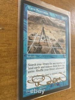 MTG? Signed MANA SEVERANCE Art Print/Card? Tempest NM/M RARE 1997 T. Nielsen Art