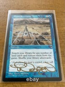 MTG? Signed MANA SEVERANCE Art Print/Card? Tempest NM/M RARE 1997 T. Nielsen Art