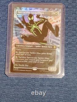 MTG Spectacular Spider-Man (0238) Textured Foil Borderless NM, English Magic