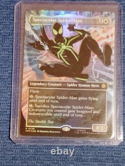 MTG Spectacular Spider-Man (0238) Textured Foil Borderless NM, English Magic