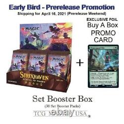 MTG Strixhaven Set Booster Box Display NEW Factory Seal -SHIPS NOW USPS Priority