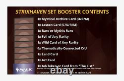 MTG Strixhaven Set Booster Box Display NEW Factory Seal -SHIPS NOW USPS Priority