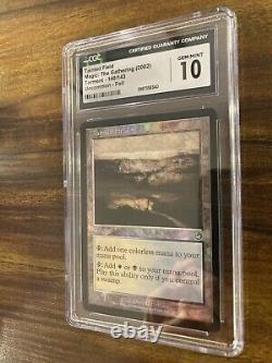 MTG? TAINTED FIELD FOIL? Torment CGC 10 GEM MINT Uncommon DUAL MANA Land LOW POP