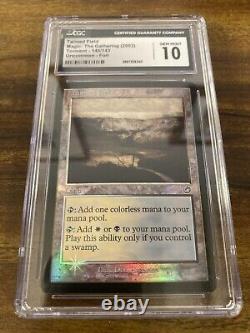 MTG? TAINTED FIELD FOIL? Torment CGC 10 GEM MINT Uncommon DUAL MANA Land LOW POP