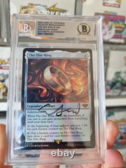 MTG -THE ONE RING 791 MINT FOIL THE LORD OF THE RINGS SIGNED ELIJAH WOOD Frodo