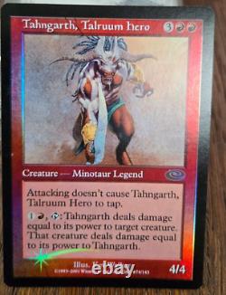 MTG Tahngarth, Talruum Hero (Alt. Art Foil) Mint Condition Foil Planeshift