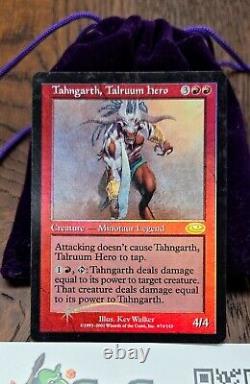 MTG Tahngarth, Talruum Hero (Alt. Art Foil) Mint Condition Foil Planeshift