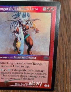 MTG Tahngarth, Talruum Hero (Alt. Art Foil) Mint Condition Foil Planeshift