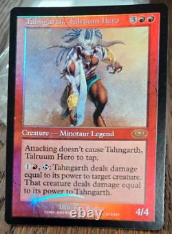 MTG Tahngarth, Talruum Hero (Alt. Art Foil) Mint Condition Foil Planeshift