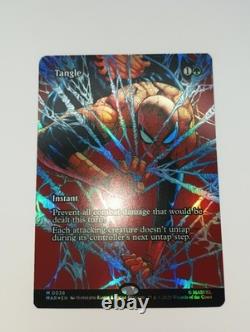 MTG Tangle Foil Borderless Spider-Man 0038 Mythic CGA 10 PRISTINE GEM MINT