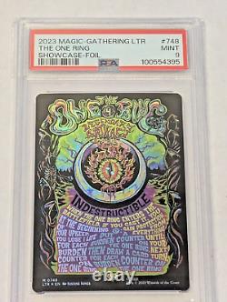 MTG The One Ring Borderless Foil Poster PSA 9 Lord of the Rings LotR MINT 9