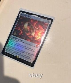 MTG The One Ring? FOIL? Prerelease MINT CONDITION (+ complementary sleeve)