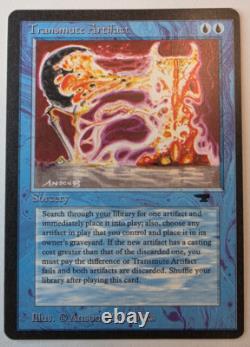 MTG Transmute Artifact RARE, Sorcery, MINT, Vintage, Antiquities 0014