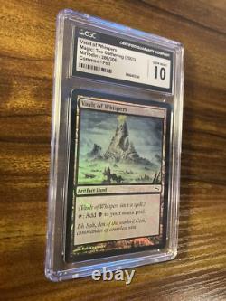 MTG? VAULT OF WHISPERS FOIL? Mirrodin CGC 10 GEM MINT Banned ARTIFACT Land LOW POP