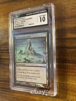 MTG? VAULT OF WHISPERS FOIL? Mirrodin CGC 10 GEM MINT Banned ARTIFACT Land LOW POP