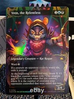 MTG Vren, the Relentless 354 Raised Foil BLB Bloomburrow Magic The Gathering