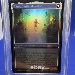 Magic Aang Foil 2025 TLA EN Legendary Creature PSA 10 #0203 double sided POP 1