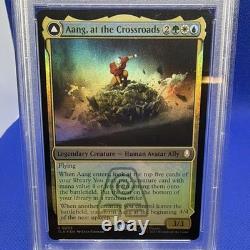 Magic Aang Foil 2025 TLA EN Legendary Creature PSA 10 #0203 double sided POP 1