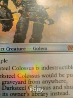 Magic The Gathering 1x Foil Misprint Darksteel Colossus (mtg) Forest symbol