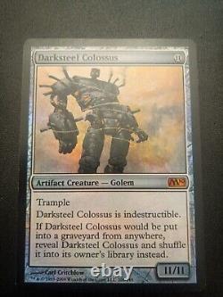 Magic The Gathering 1x Foil Misprint Darksteel Colossus (mtg) Forest symbol