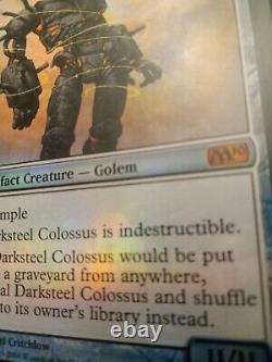 Magic The Gathering 1x Foil Misprint Darksteel Colossus (mtg) Forest symbol