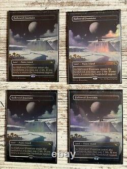 Magic The Gathering 4x Hallowed Fountain Foil Unfinity Extras