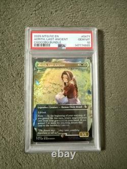 Magic The Gathering Aerith, Last Ancient Chocobo Surge Foil PSA 10