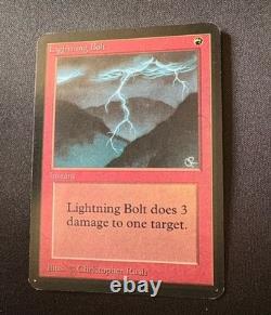 Magic The Gathering Alpha Lightning Bolt Legacy