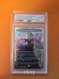 Magic The Gathering Bloomburrow Raised Foil Liliana of the Dark Realms 94 PSA 10