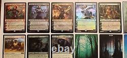 Magic The Gathering Cards NM Planeswalkers Creatures Full Art Foil Forest