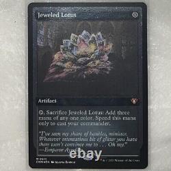 Magic The Gathering Commander Masters Jeweled Lotus ETCHED FOIL Mtg Cmm