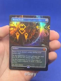 Magic The Gathering Double Masters 2022 2X2 Mana Vault 394 Borderless Foil NM