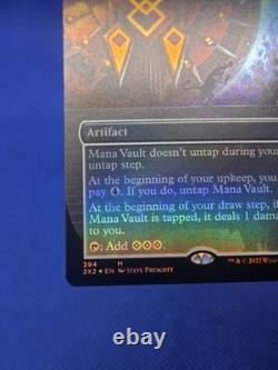 Magic The Gathering Double Masters 2022 2X2 Mana Vault 394 Borderless Foil NM