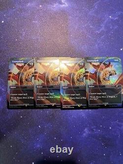 Magic The Gathering Dr. Strange Foil Limited Edition Counterspell Set Of 4
