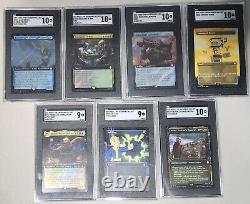 Magic The Gathering Fallout Graded Lot x7 Surge Foil Mythic Rare SGC 10/9 MTG