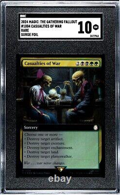 Magic The Gathering Fallout Graded Lot x7 Surge Foil Mythic Rare SGC 10/9 MTG