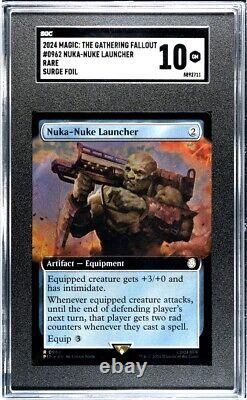 Magic The Gathering Fallout Graded Lot x7 Surge Foil Mythic Rare SGC 10/9 MTG
