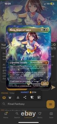 Magic The Gathering Final Fantasy Yuna Chocobo foil in Japanese