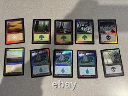 Magic The Gathering Foil Basic Land Lot 7th Edition 10 Basic Lands