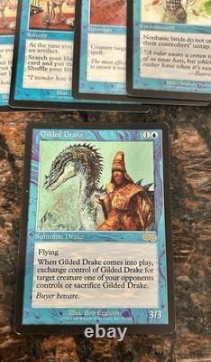 Magic The Gathering Gilded Drake, Annul, (2) Tinker, Back To Basics MTG Cards
