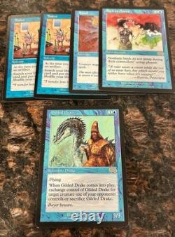 Magic The Gathering Gilded Drake, Annul, (2) Tinker, Back To Basics MTG Cards