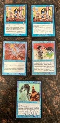 Magic The Gathering Gilded Drake, Annul, (2) Tinker, Back To Basics MTG Cards