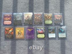 Magic The Gathering Hobbit Book Cover + Surge Foil Lot 11 Mythics Smaug