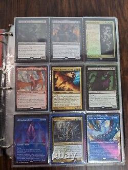 Magic The Gathering Huge Card Binder Collection Mythics Rares Foils Uncommons
